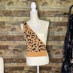Women’s Leopard 🐆 Wrap and Tie Tank.